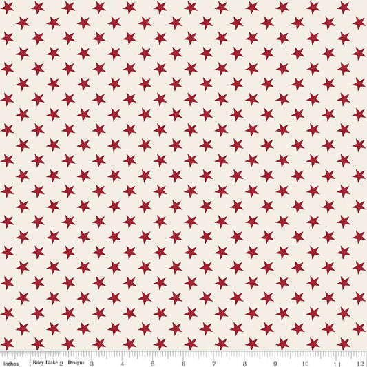 Independence Stars Cream | Fat Quarter