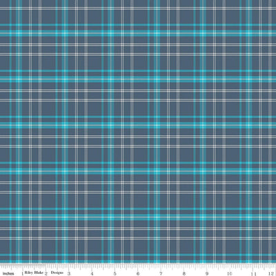 Happy Haven Plaid Navy