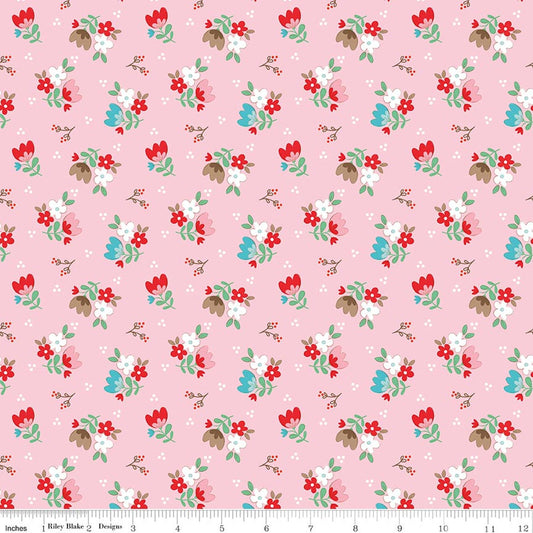 Whimsical Woodland Floral Pink