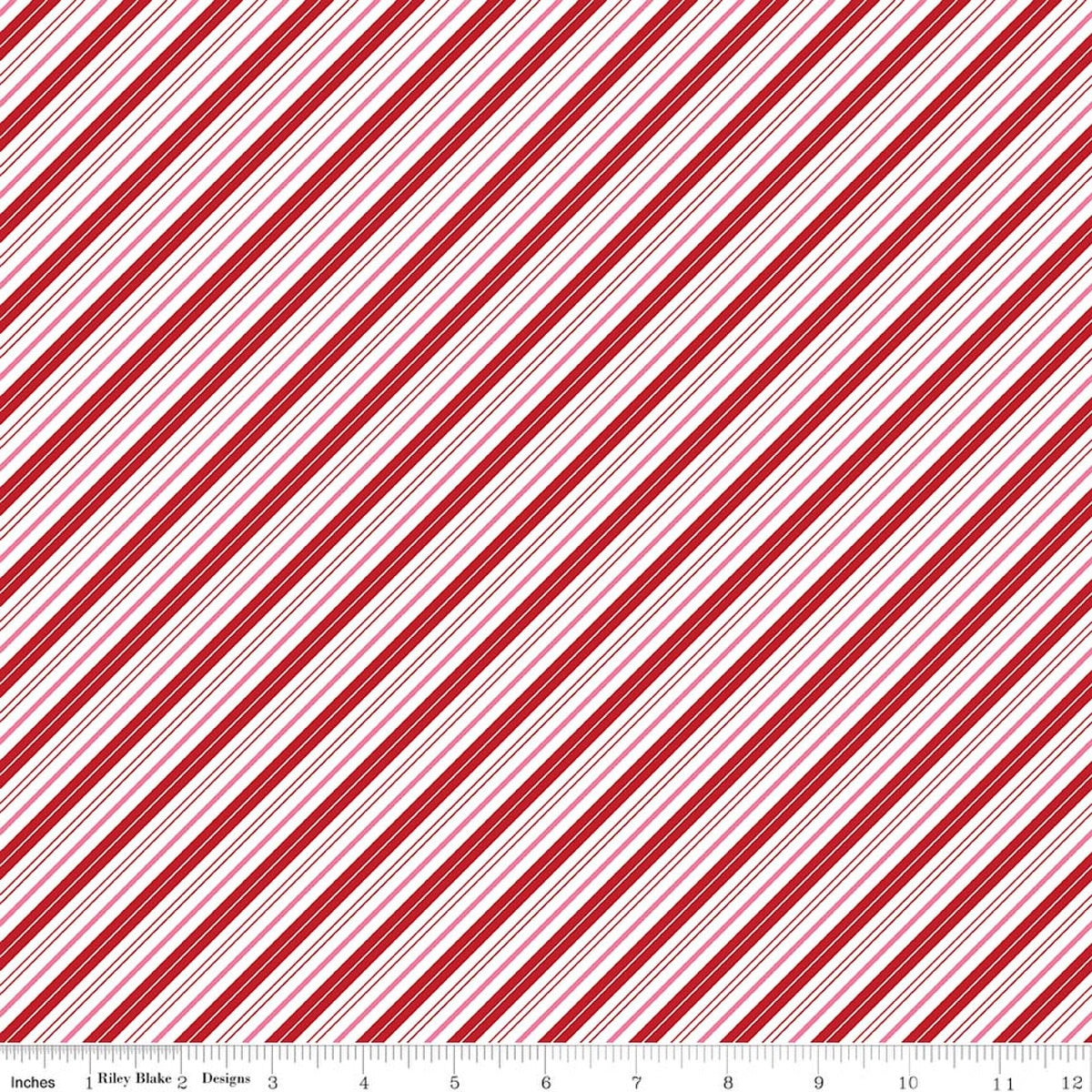 Claus & Co. Candy Cane Stripes Red