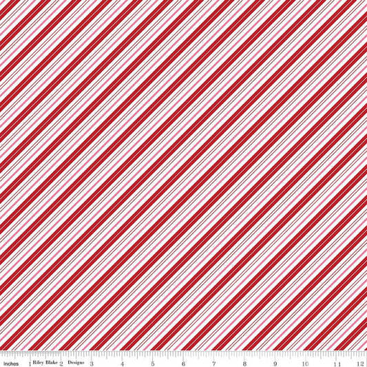 Claus & Co. Candy Cane Stripes Red