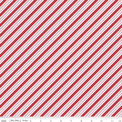 Claus & Co. Candy Cane Stripes Red