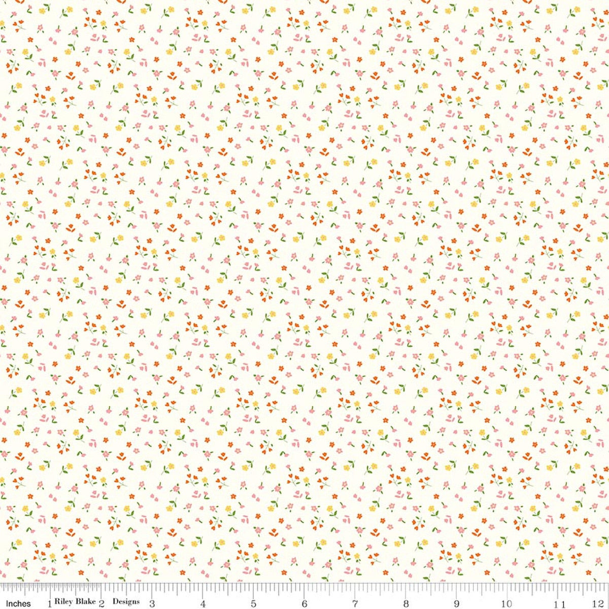 Cotton Nook Flowers Vintage White