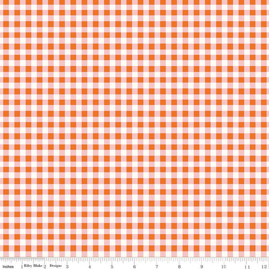 Cotton Nook Plaid Orange