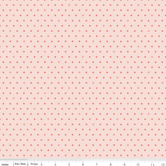 Cotton Nook Dots Blush