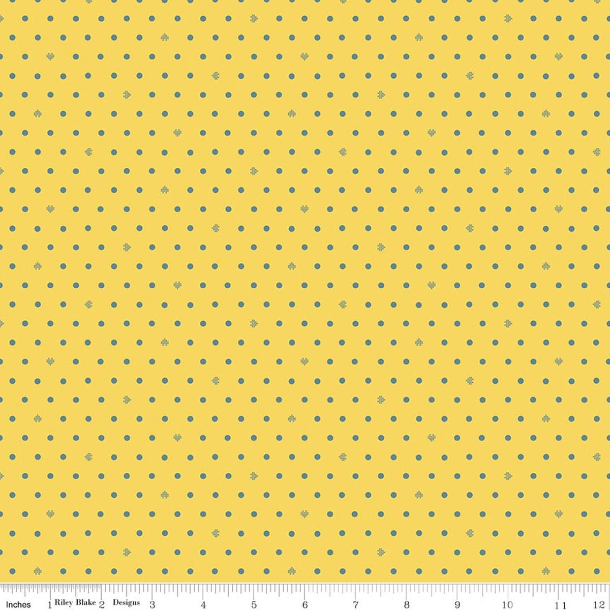 Cotton Nook Dots Yellow