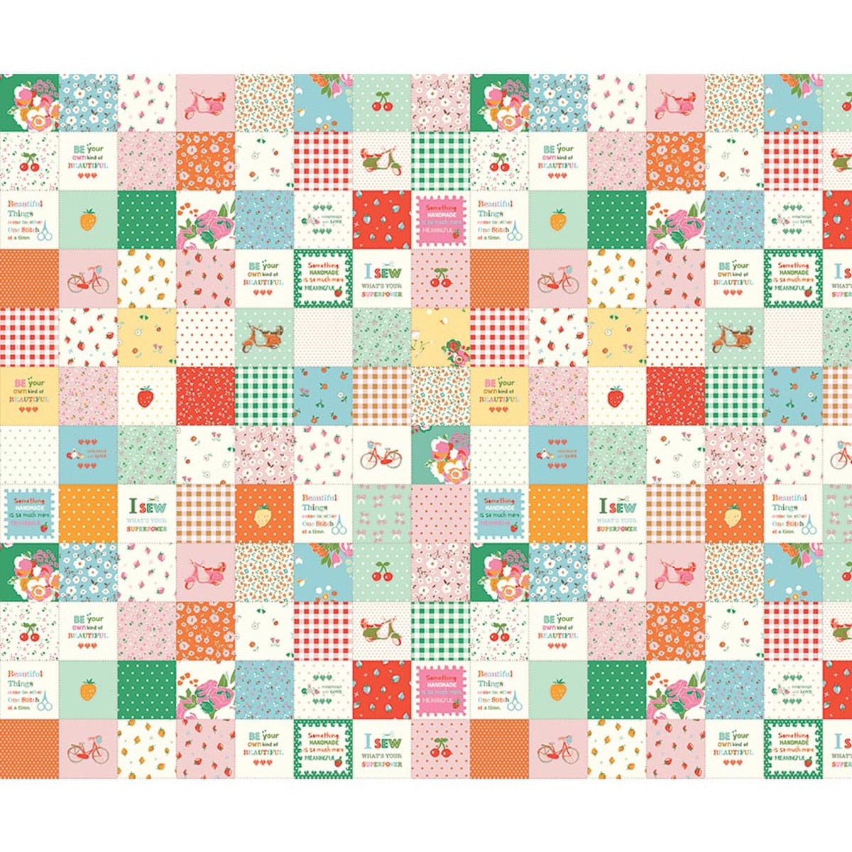 Cotton Nook Patchwork Green
