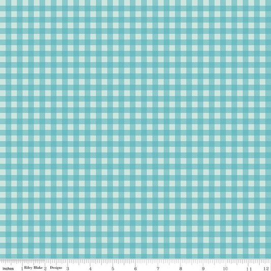A Perfect Winter Plaid Blue