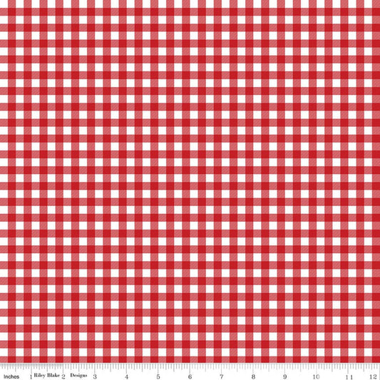 A Perfect Winter Plaid Red
