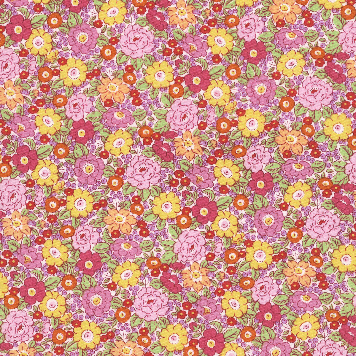 Traditional 30's Floral Pink