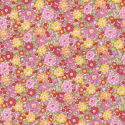 Traditional 30's Floral Pink