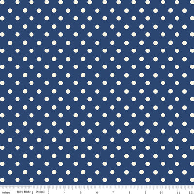 Cath Kidston® Signature Collection Button Spot Navy