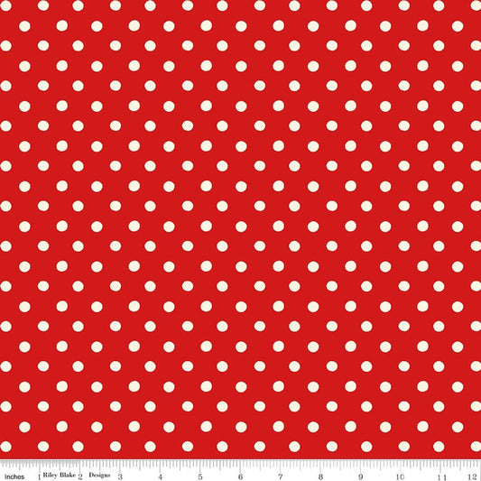 Cath Kidston® Signature Collection Button Spot Red