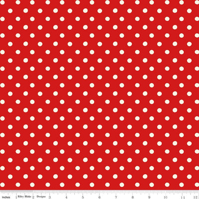 Cath Kidston® Signature Collection Button Spot Red