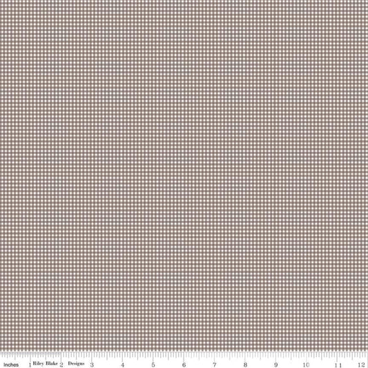Prim Gingham Pebble | Fat Quarter