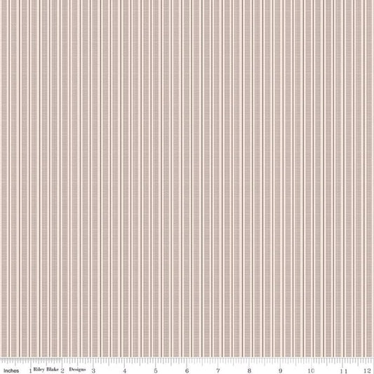 Ticking Pewter- Fat Quarter