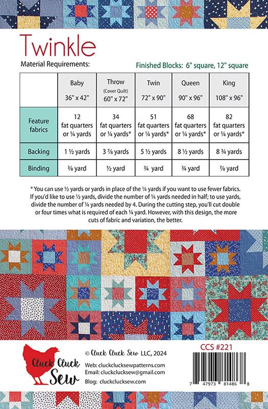 Twinkle Quilt Pattern
