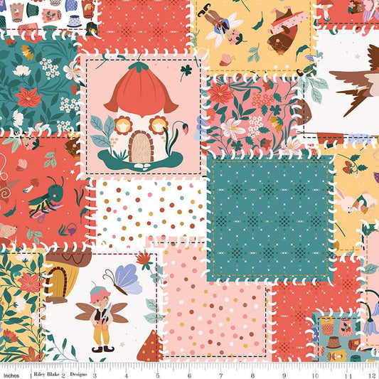 Thimbelina & the Sewing Fairies Handsewn Patchwork Multi
