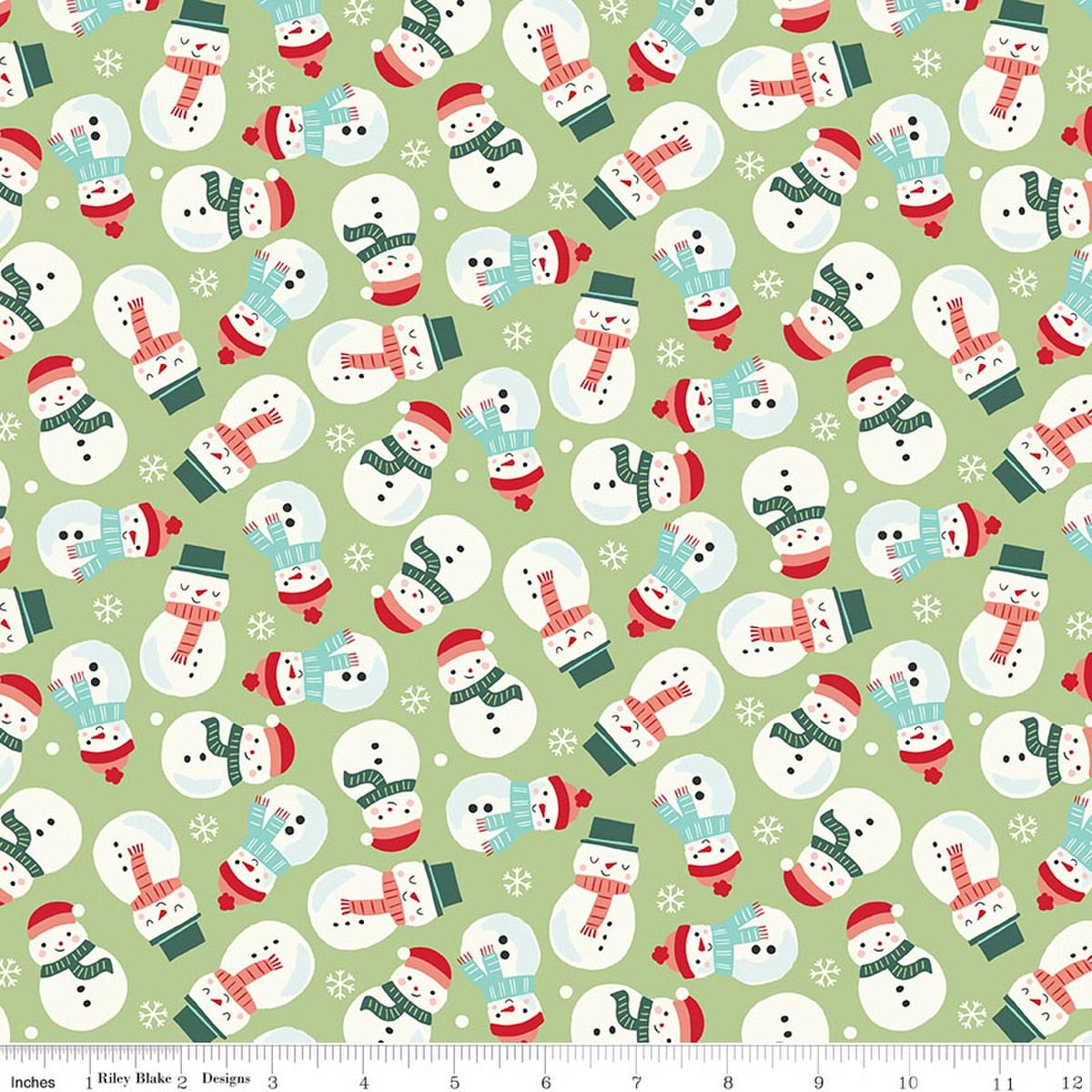Flannel The North Pole Snowmen Honeydew