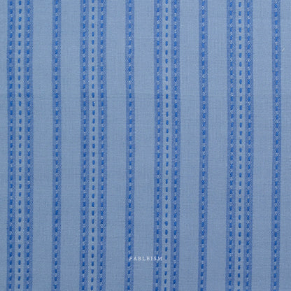 Fine And Dandy Stitch Stripe in Blue (REVERSIBLE)