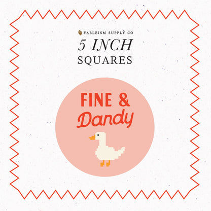 Fine And Dandy 5″ Charm Squares