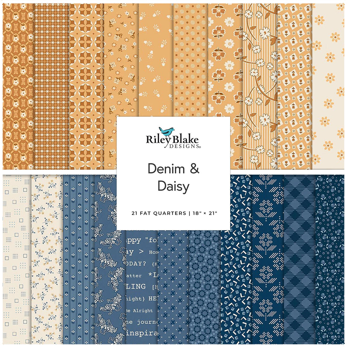 Denim & Daisy Fat Quarter Bundle