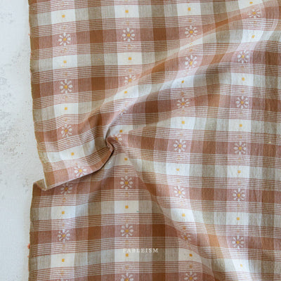 Daisy Plaid in Rose Gold