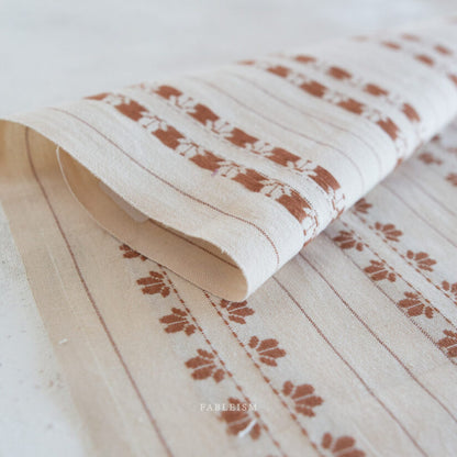 Deco Stripe in Umber | Fat Quarter