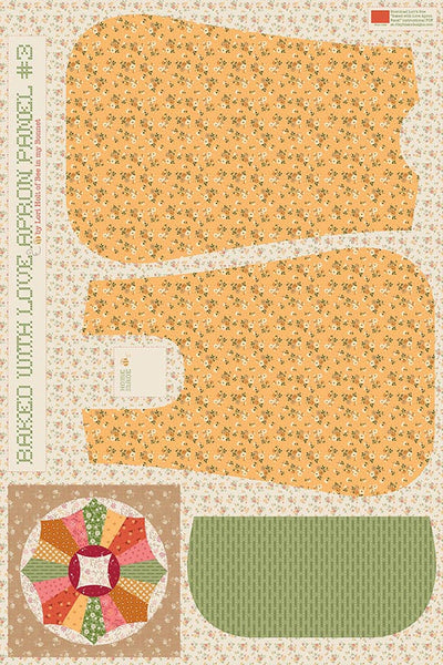 Baked With Love Home Dec Apron Panel #3