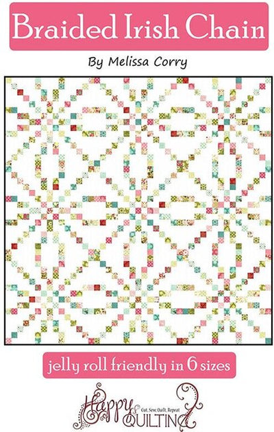 Happy Quilting Braided Irish Chain Quilt Pattern