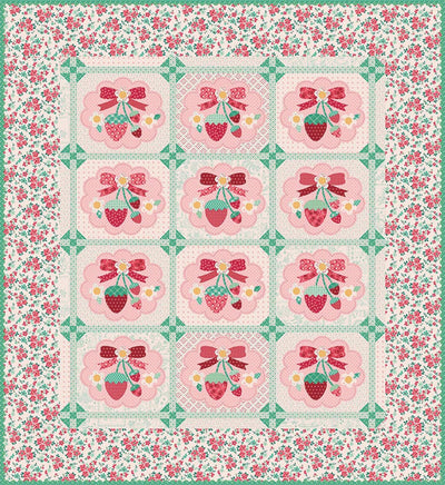 Strawberry Crush Sew Along Quilt Kit