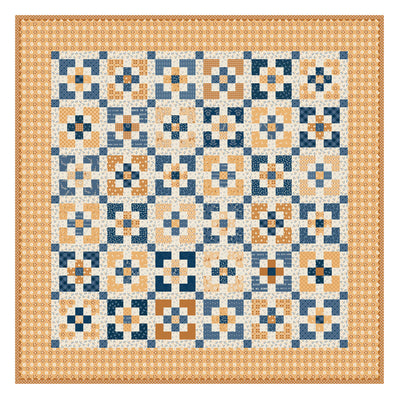 Denim & Daisy Charmed Table Topper or Baby Quilt Kit