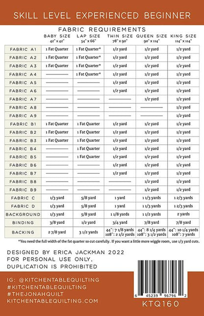 The Jonah Quilt Pattern