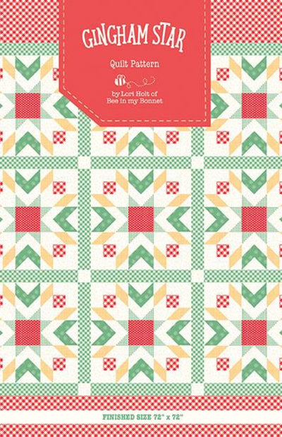 Bee in my Bonnet Gingham Star Quilt Pattern