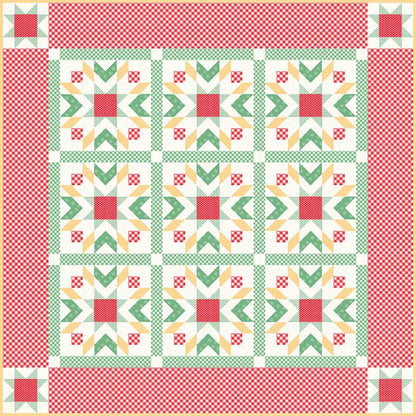 Bee in my Bonnet Gingham Star Quilt Pattern
