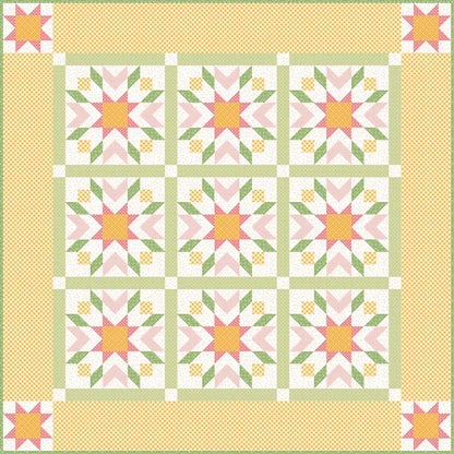 Bee in my Bonnet Gingham Star Quilt Pattern