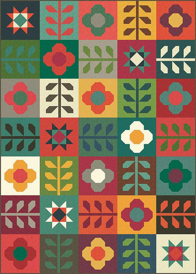 Mod Blossoms Quilt Pattern