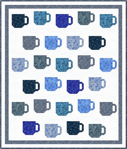 A Bright Corner Mod Mugs Quilt Pattern