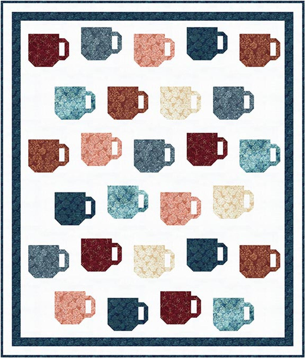 A Bright Corner Mod Mugs Quilt Pattern