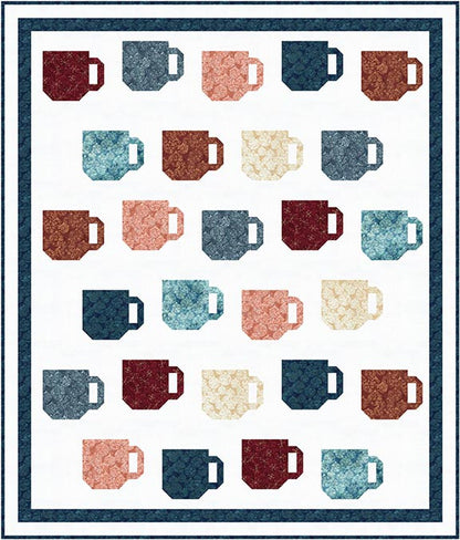 A Bright Corner Mod Mugs Quilt Pattern