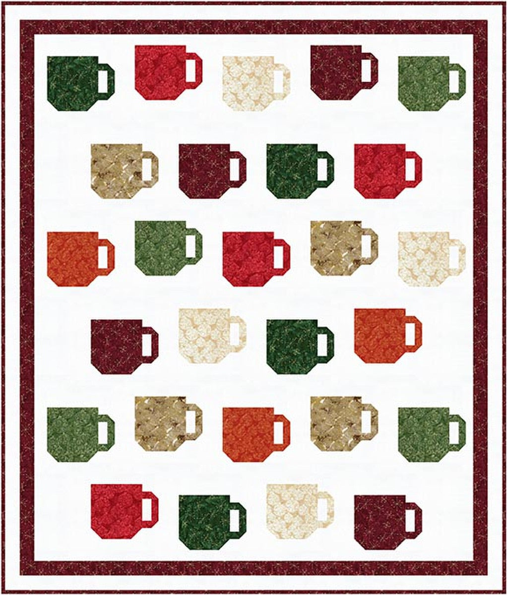 A Bright Corner Mod Mugs Quilt Pattern