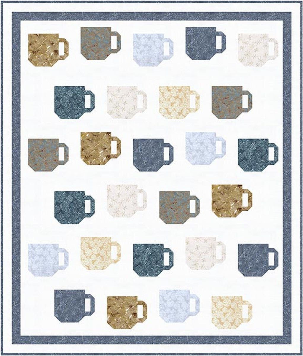 A Bright Corner Mod Mugs Quilt Pattern