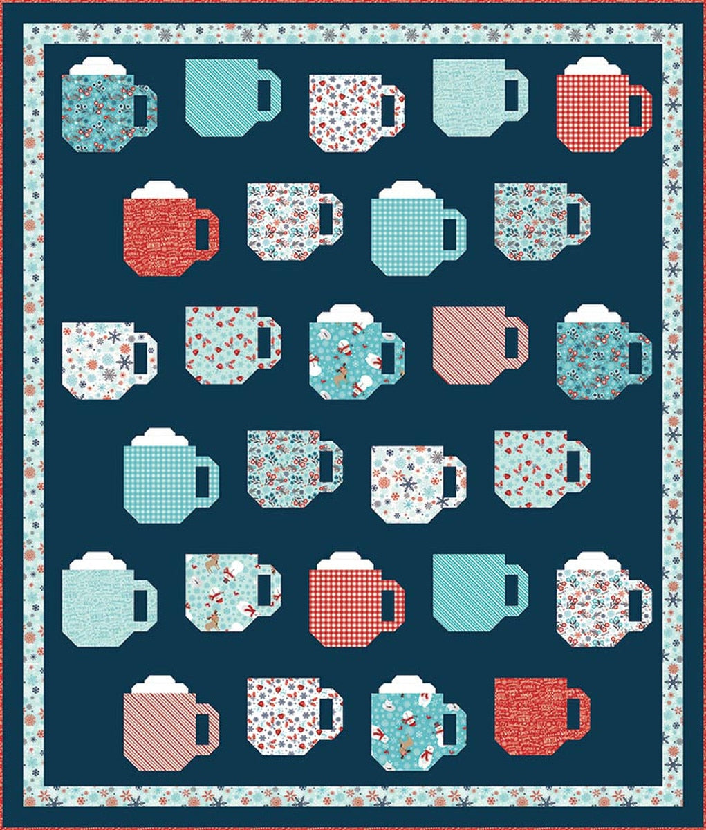 A Bright Corner Mod Mugs Quilt Pattern