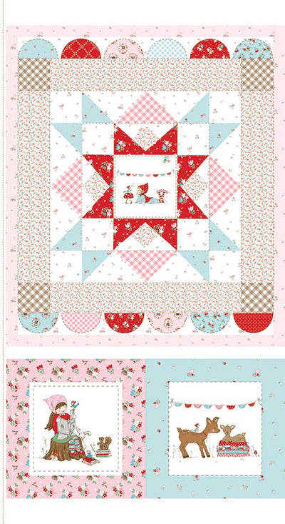Whimsical Woodland Wall Hanging and Pillow Panel