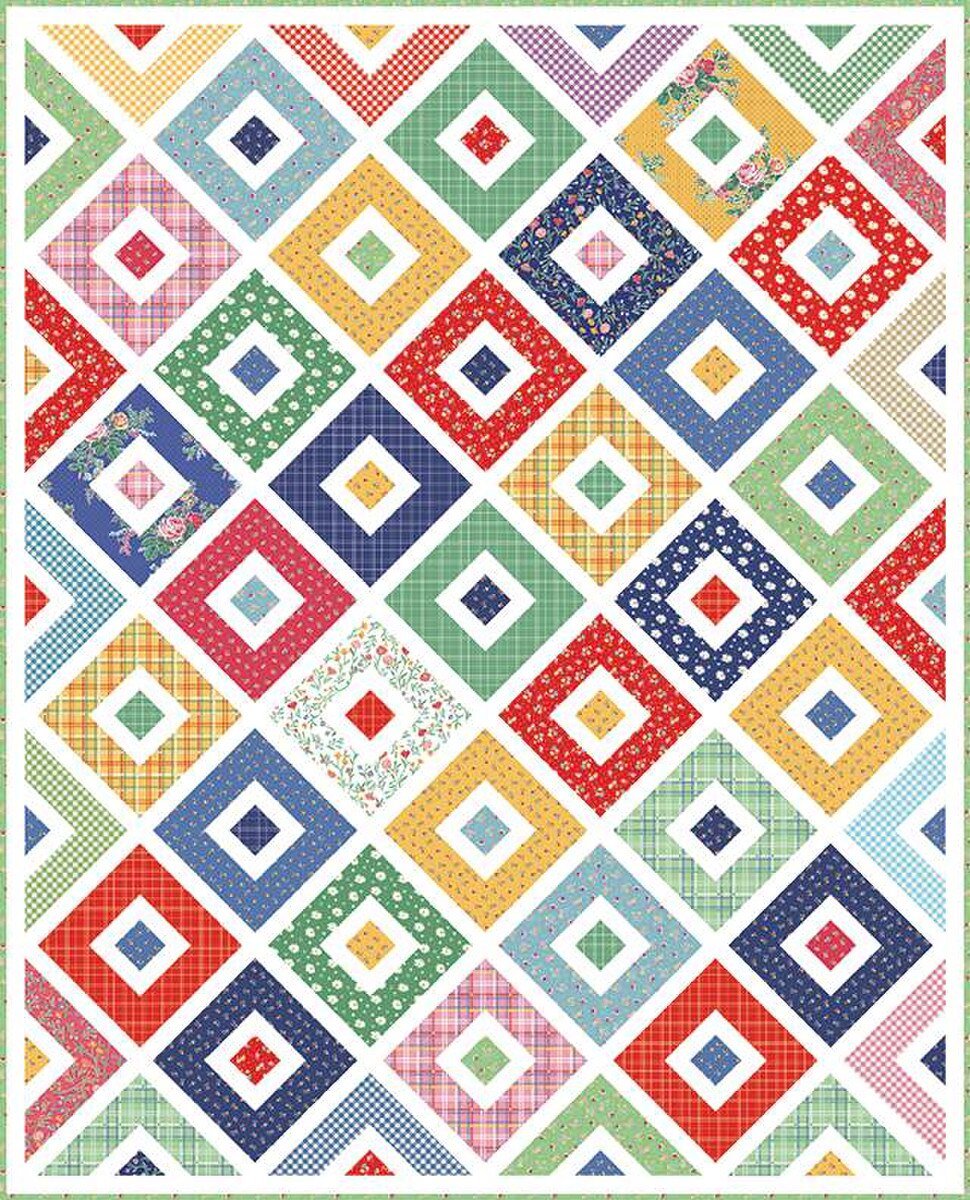 American Jane Patterns Four Square Quilt Pattern
