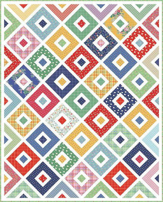 American Jane Patterns Four Square Quilt Pattern