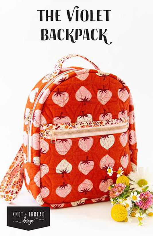 Knot and Thread Design The Violet Backpack Pattern