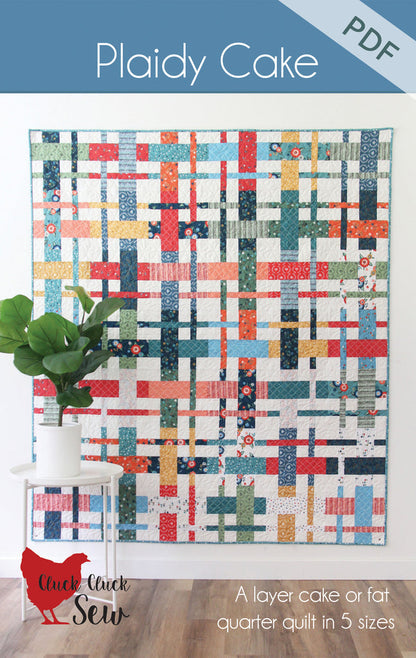 Plaidy Cake Quilt Pattern
