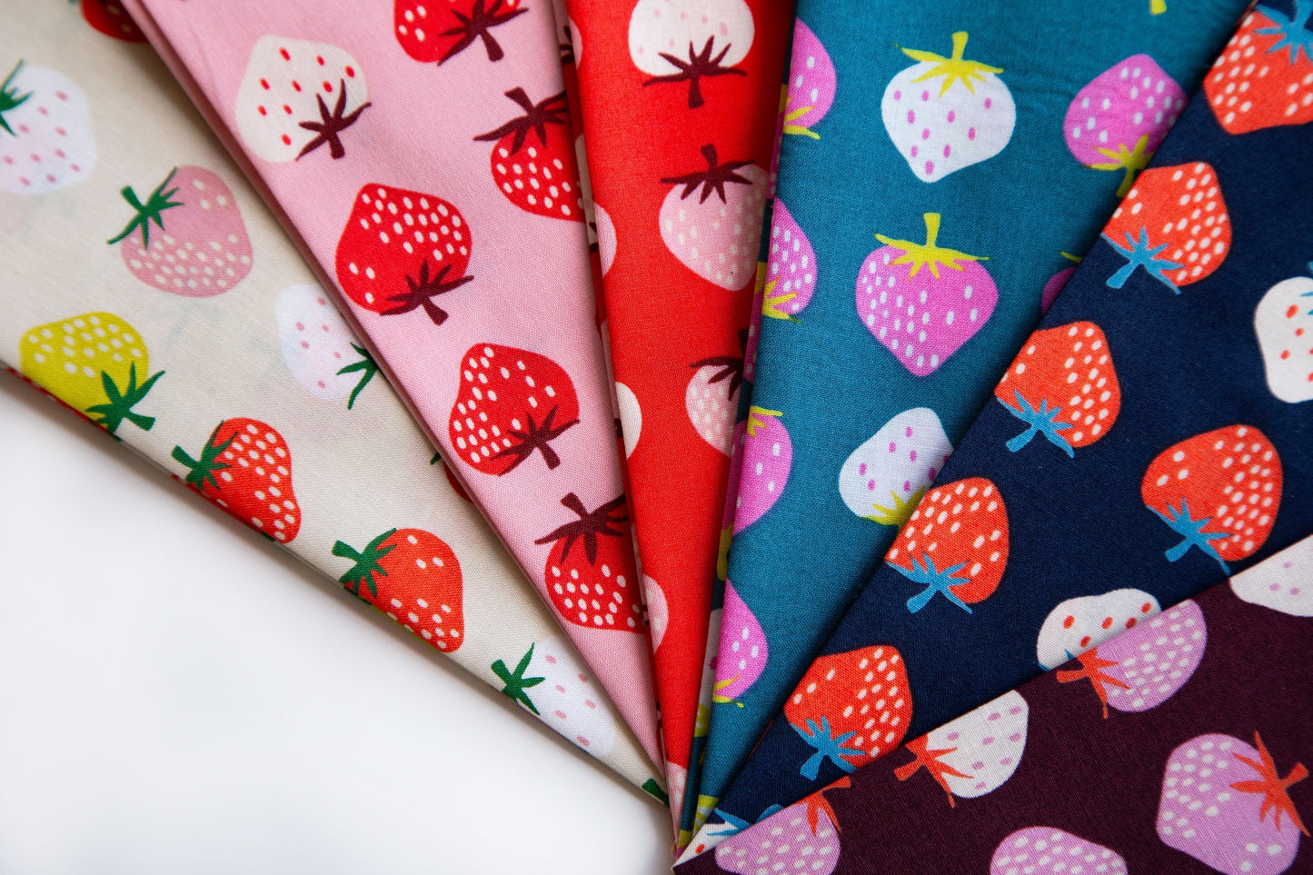 Strawberry | Features sweet strawberry‑themed prints, perfect for cheerful quilts and sewing projects.