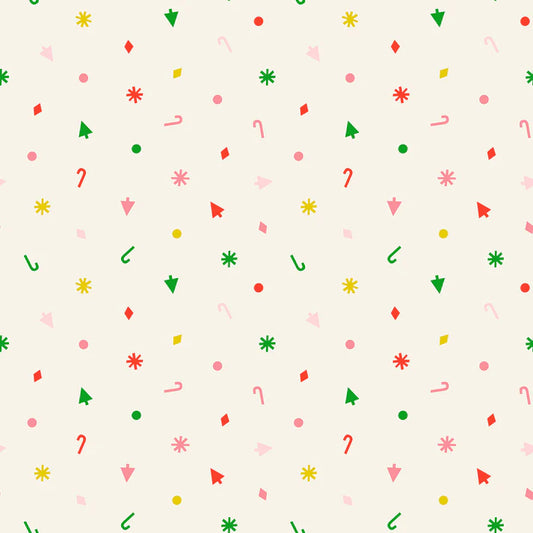 Merry Happy Christmas Confetti Multi